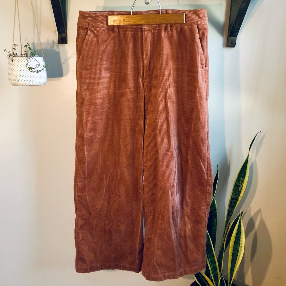 FINAL PRICE wide leg corduroy pants